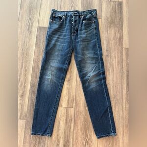 American Eagle Outfitters Dark Blue Slim Jeans Size 6